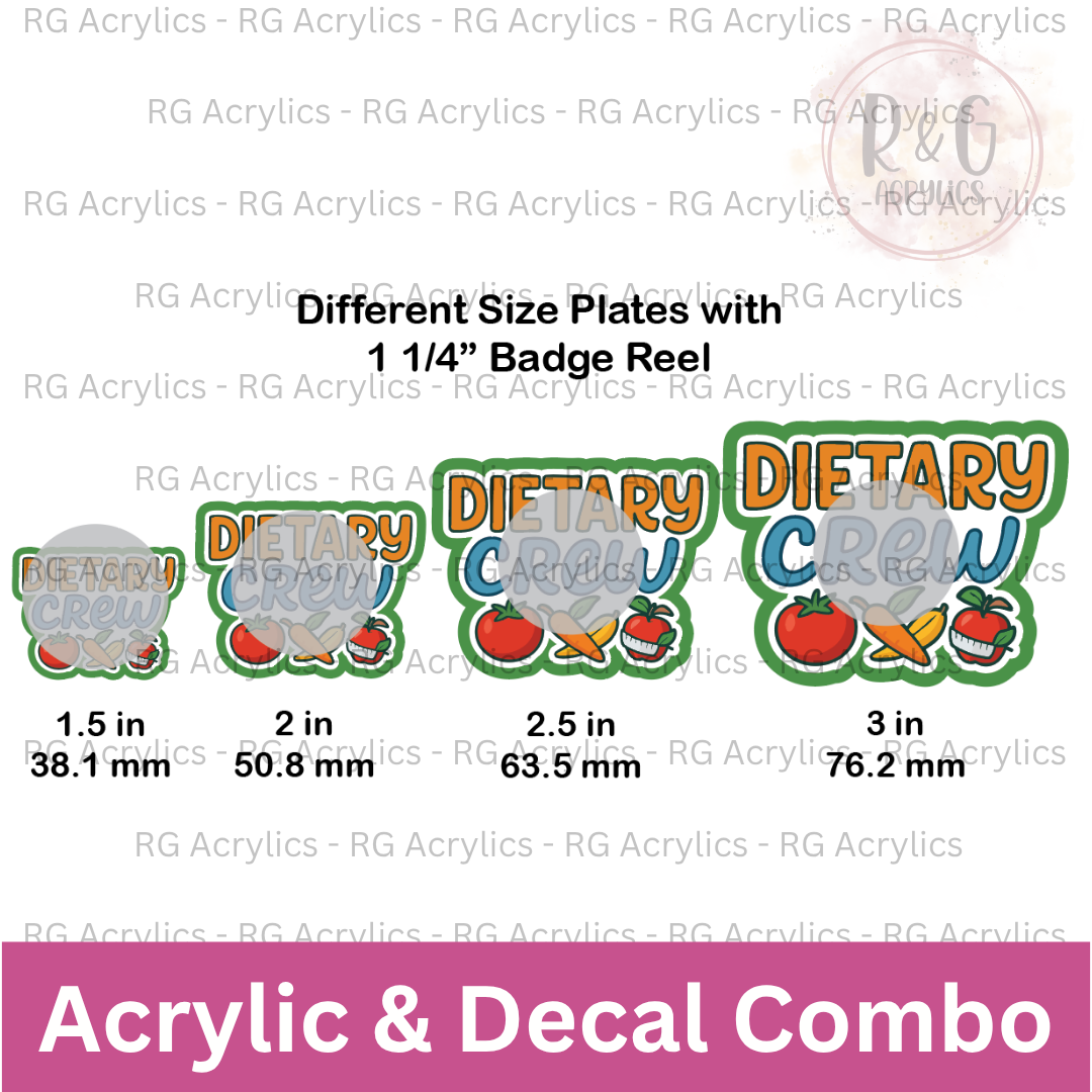 Dietary Crew - Small - Sizing Options