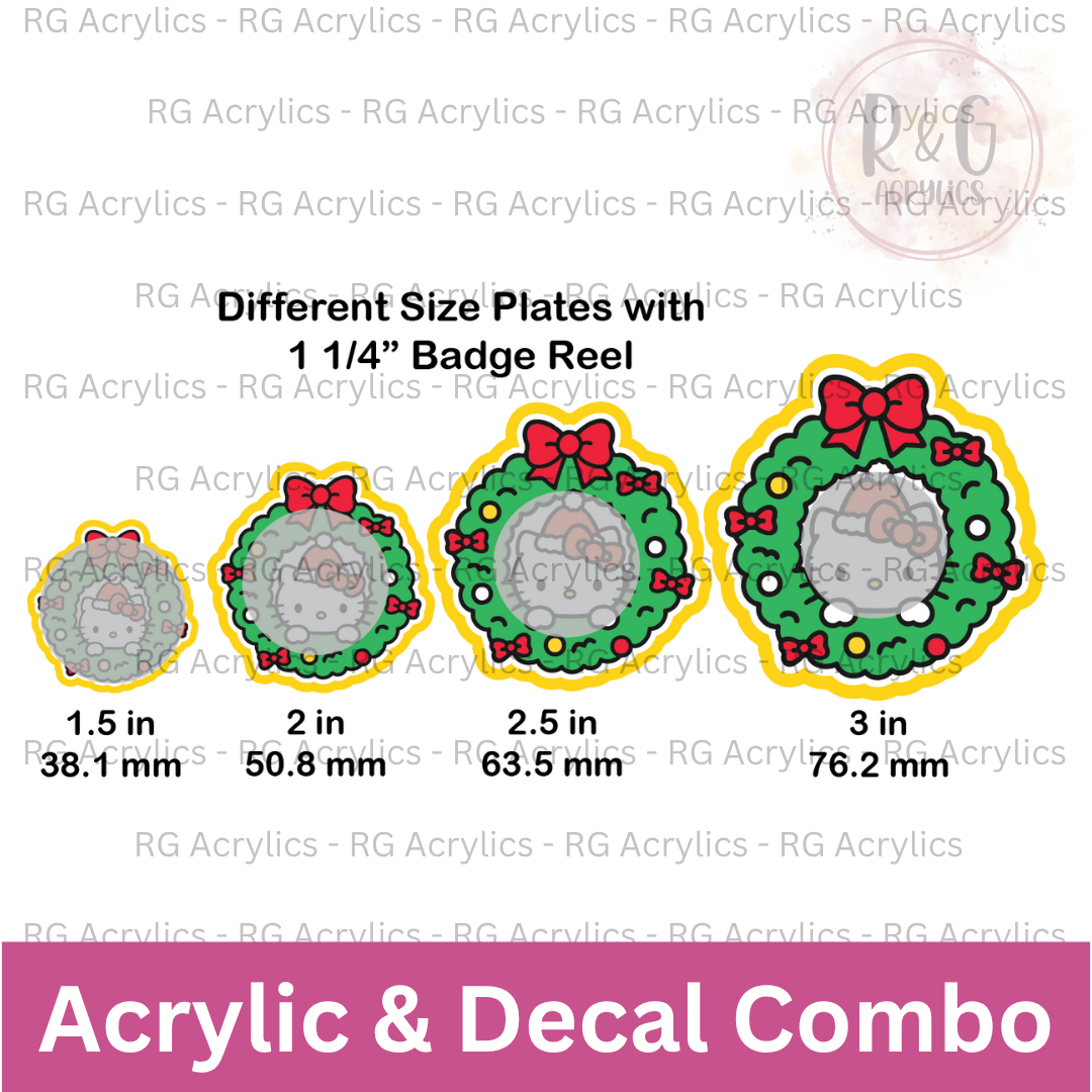 Hello Kitty Wreath - Sizing Options