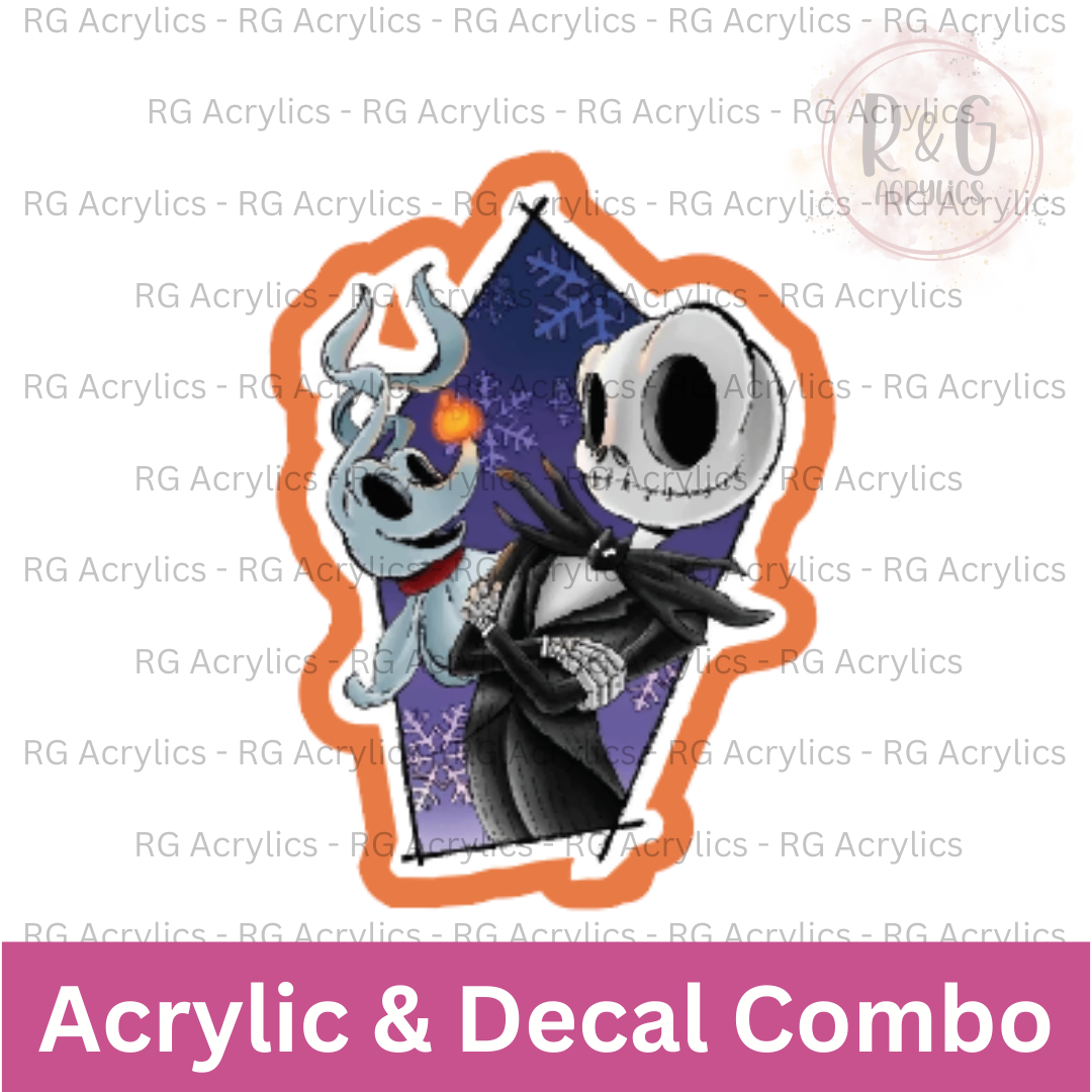 Jack & Zero | Acrylic Blank & Vinyl Decal COMBO