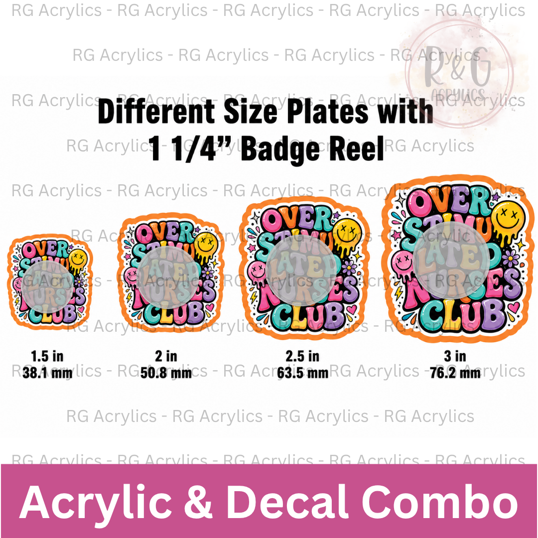 Over Stimulated Nurses Club - Sizing Options