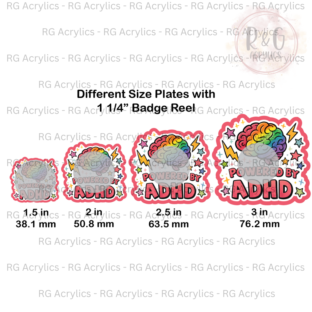 Powered By ADHD - Sizing Options