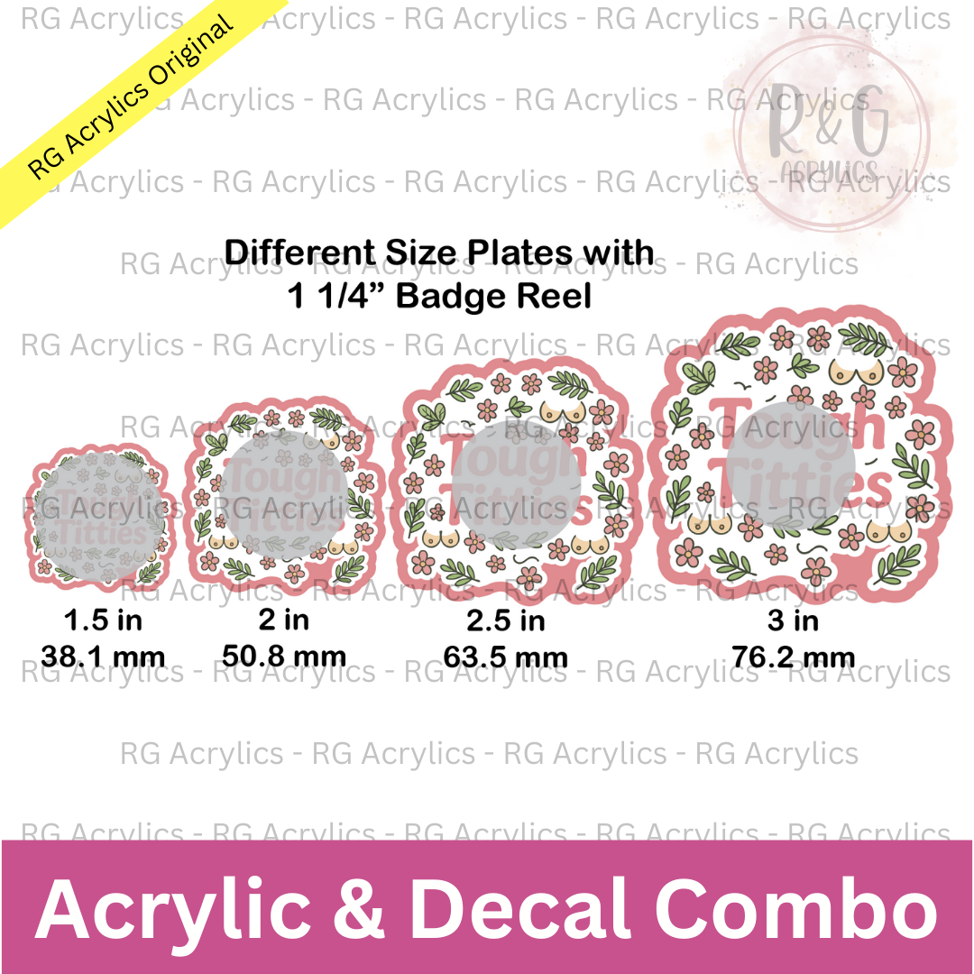 Girls-Just-Wanna-Have-Sun-Acrylic-Blank-&-Vinyl-Decal-COMBO - Sizing Options