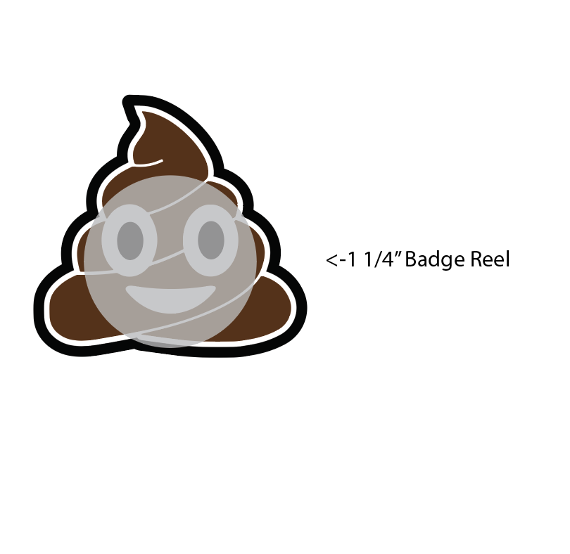 Poop Emoji - Sizing Options