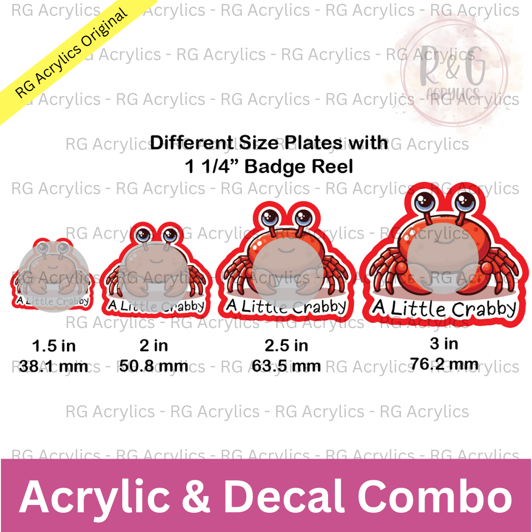 A LIttle Crabby - Happy Crab - Sizing Options