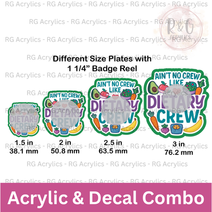 Ain't No Crew Like Dietary Crew - Sizing Options