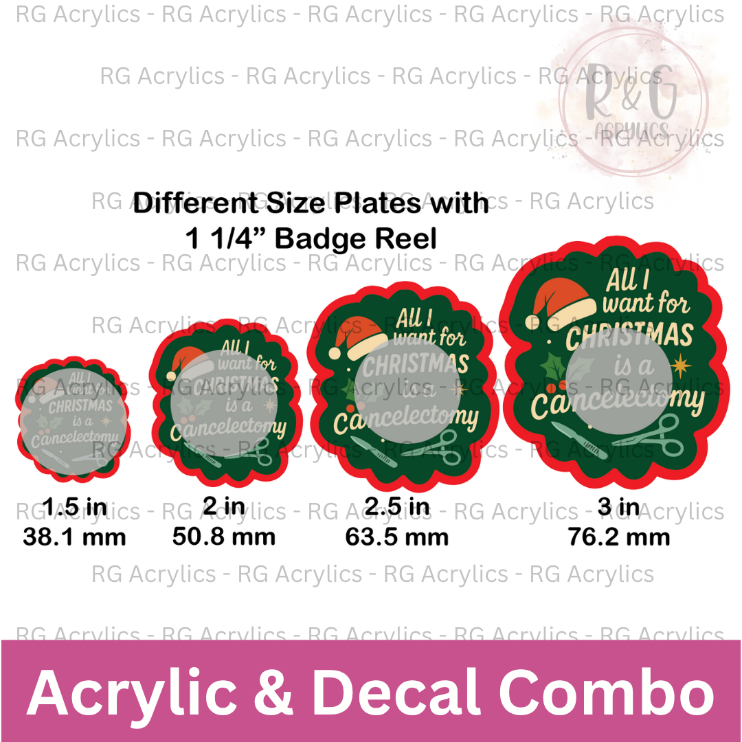 All I Want For Christmas Is A Cancelectomy - Sizing Options