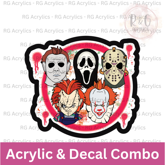 Creep Squad | Acrylic Blank & Vinyl Decal COMBO