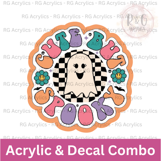Cute But Spooky | Acrylic Blank & Vinyl Decal COMBO