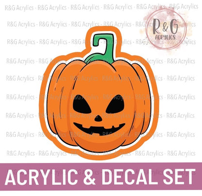 Jack-O-Lantern - Acrylic & Decal COMBO