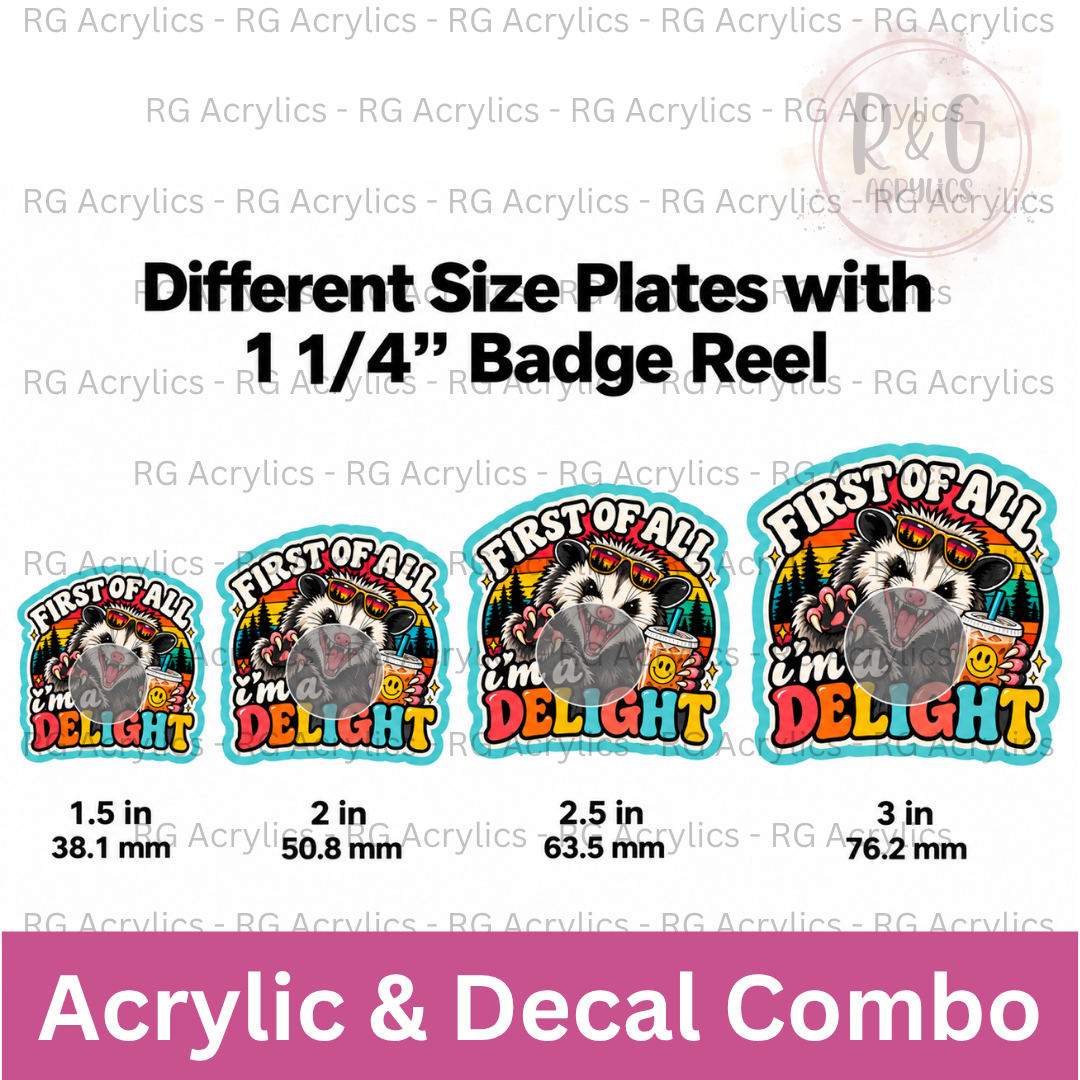First of all, I'm a delight - Sizing Options