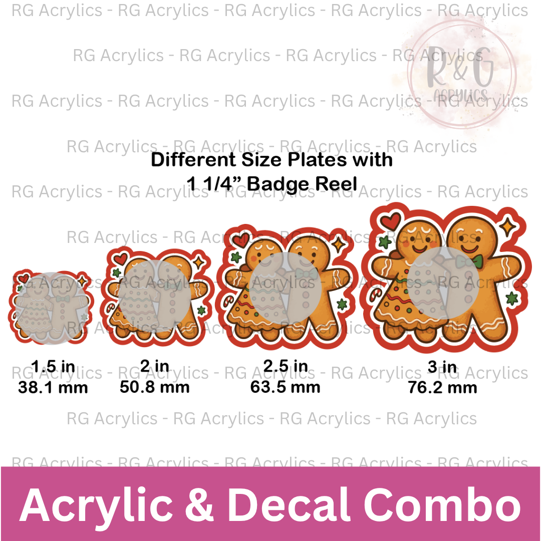 Gingerbread Couple - Sizing Options
