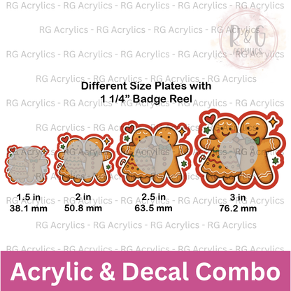 Gingerbread Couple - Sizing Options