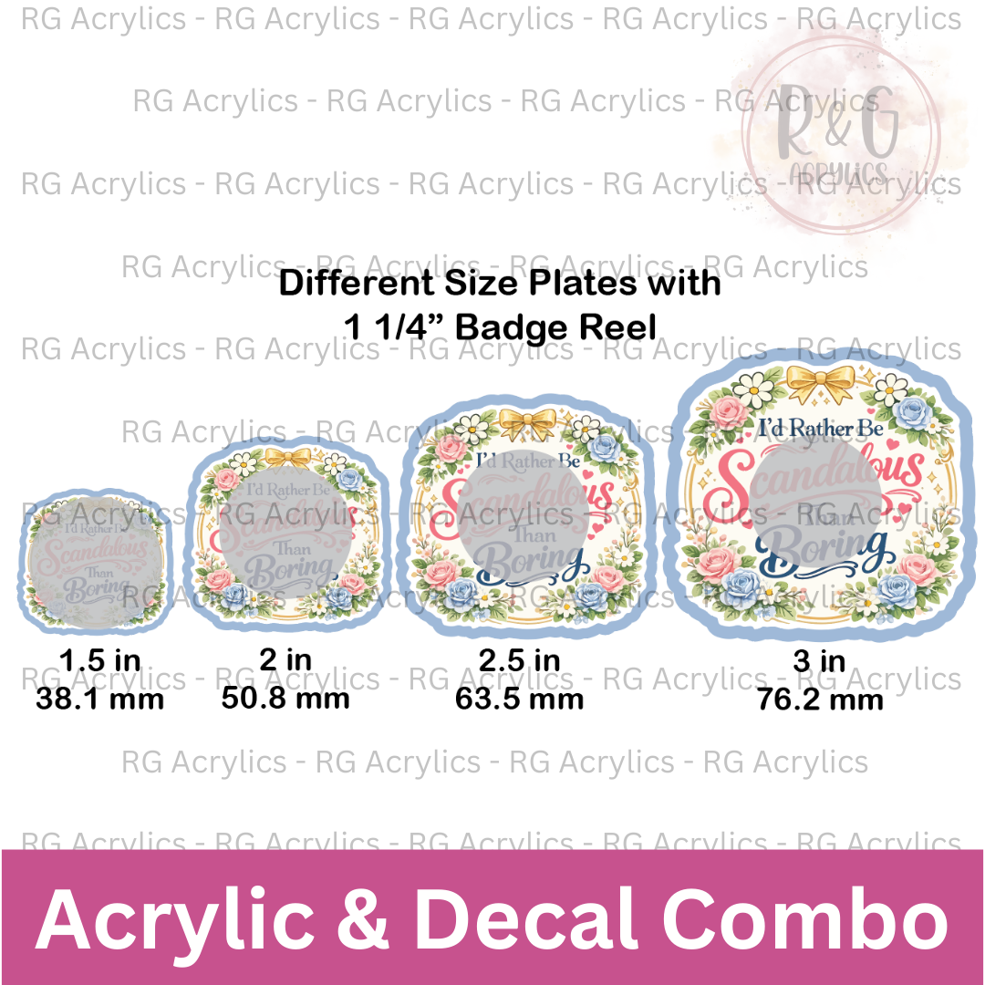 I'd Rather Be Scandalous - Sizing Options