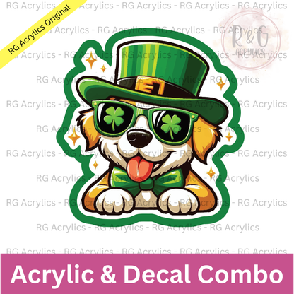 Lucky Dog | Acrylic Blank & Vinyl Decal COMBO