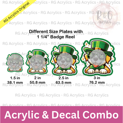 Lucky Dog | Acrylic Blank & Vinyl Decal COMBO