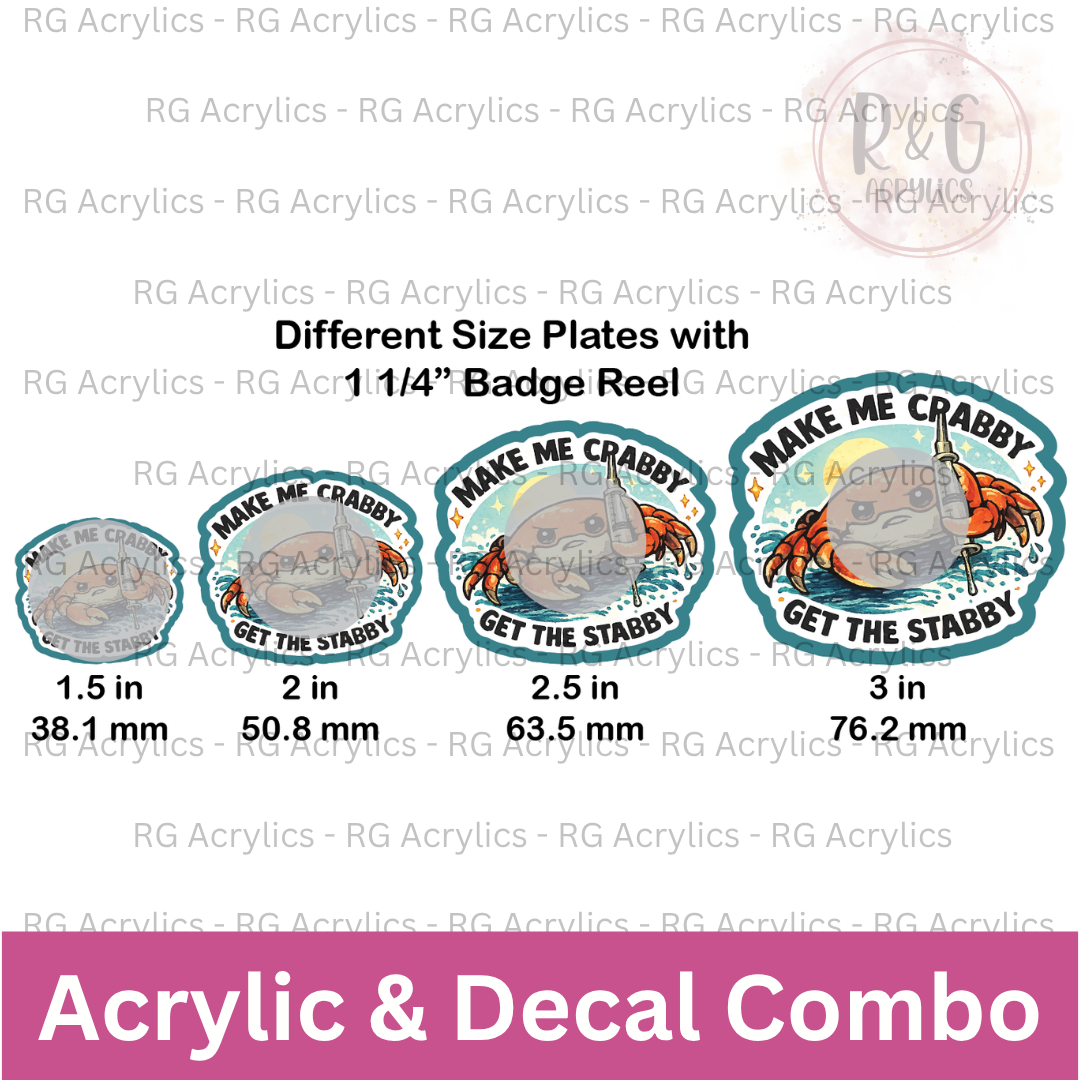 Make Me Crabby - Sizing Options