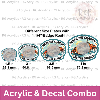 Make Me Crabby - Sizing Options
