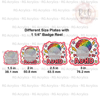 Powered By ADHD  - Sizing Options