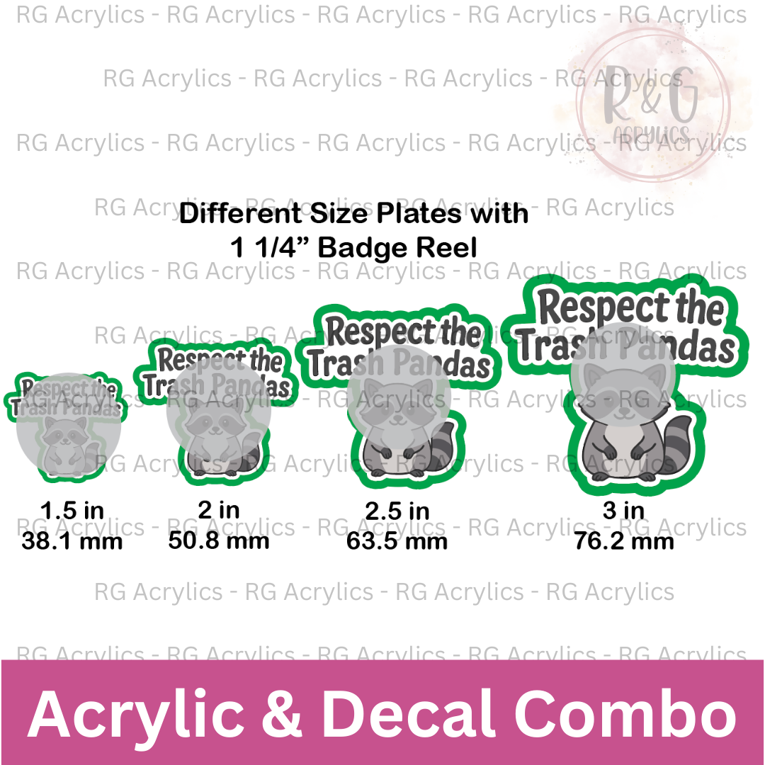 Respect The Trash Pandas - Sizing Options