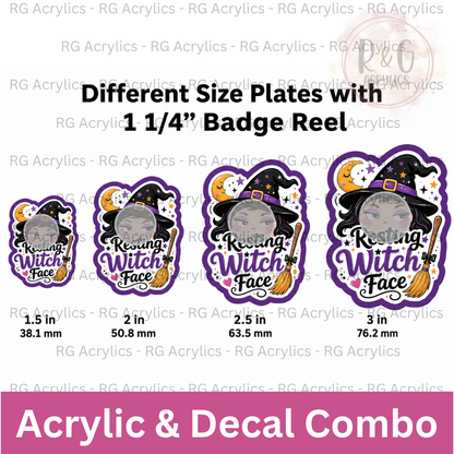 Resting Witch Face - Sizing Options