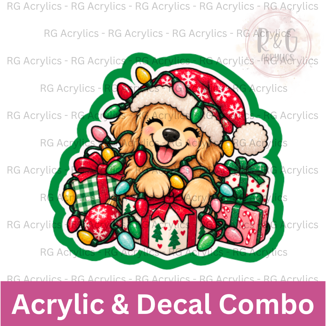 Santa Paws | Acrylic Blank & Vinyl Decal COMBO
