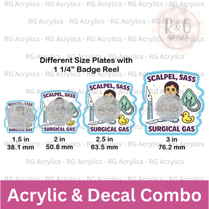 Scalpel, Sass, Surgical Gas - Sizing Options