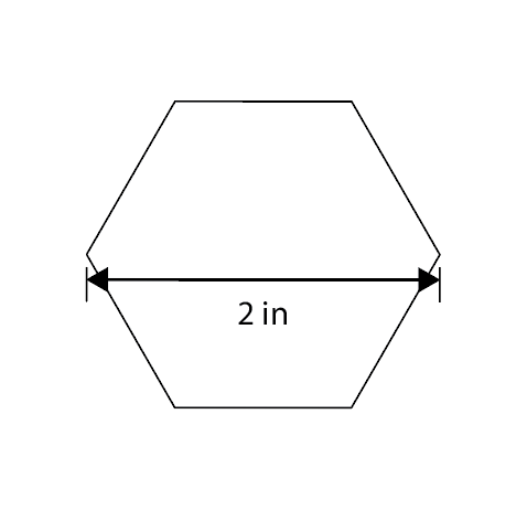 Hexagon | Acrylic Blank & Vinyl Decal COMBO