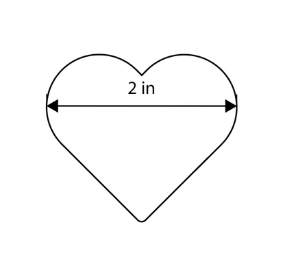 Heart | Acrylic Blank & Vinyl Decal COMBO