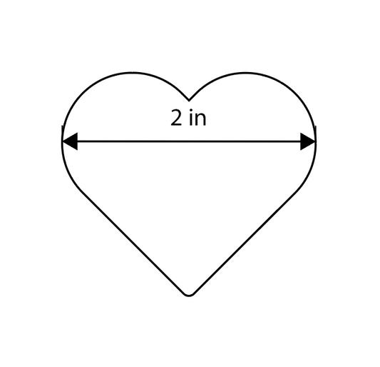 Heart | Acrylic Blank & Vinyl Decal COMBO