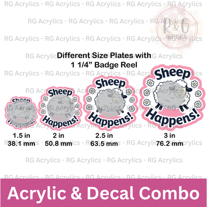Sheep Happens - Sizing Options