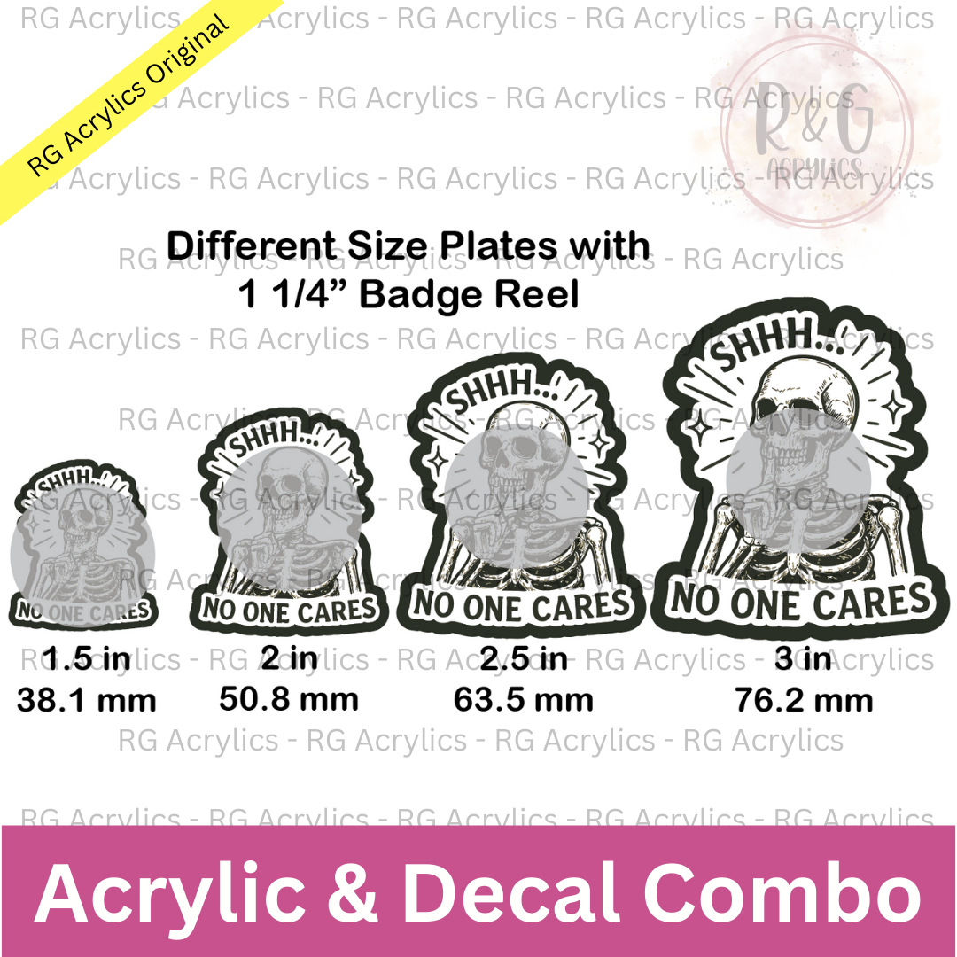Shhh... No One Cares - Sizing Options
