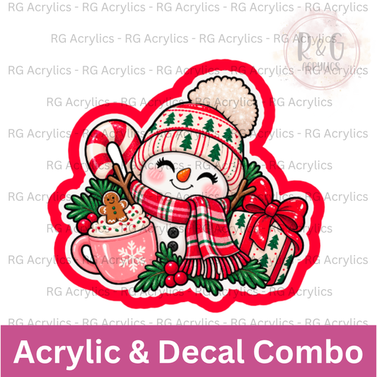 Snow Much Joy | Acrylic Blank & Vinyl Decal COMBO