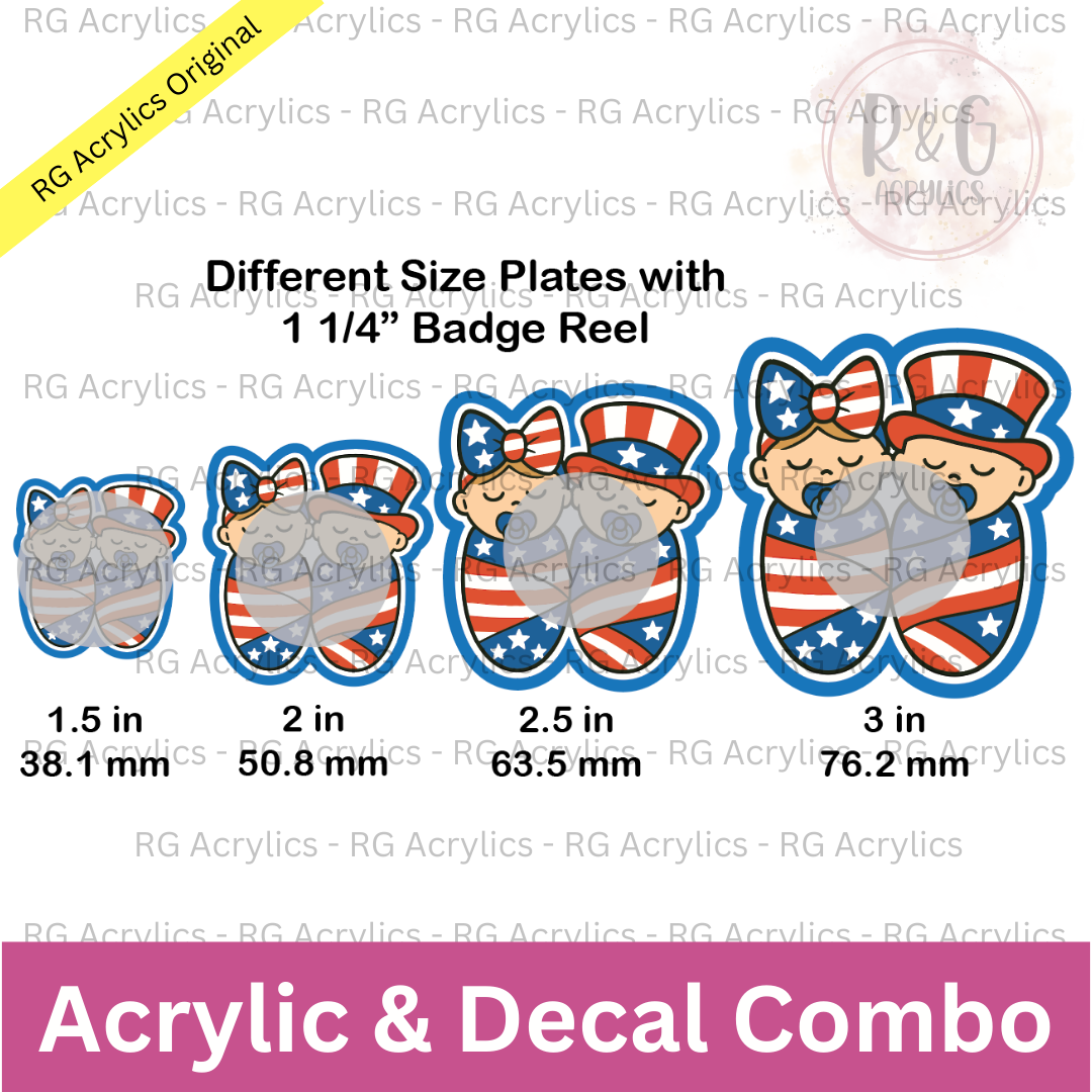 Star-Spangled Baby Pair - Sizing Options