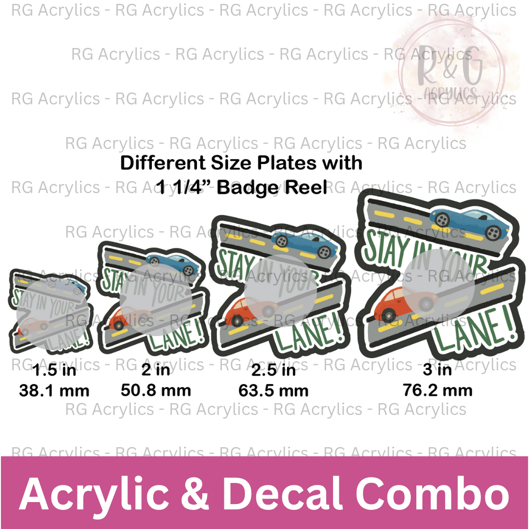 Stay In Your Lane - Sizing Options