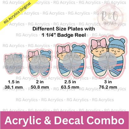 Swaddled Babies - Sizing Options