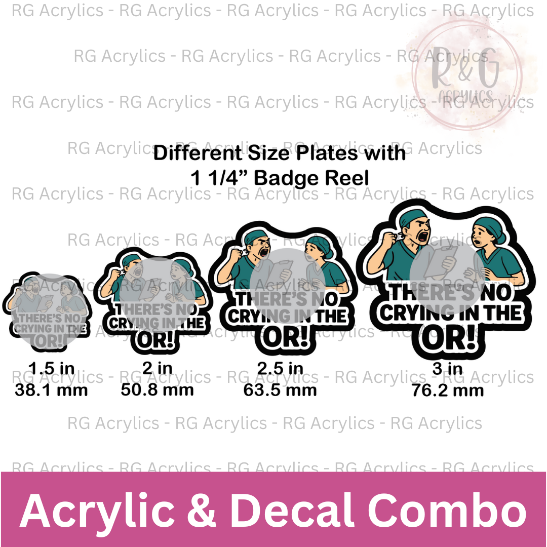 There's No Crying In The OR! - Sizing Options