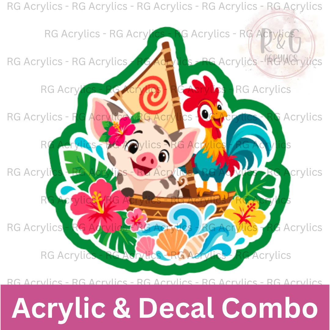 Wayfinder Friends | Acrylic Blank & Vinyl Decal COMBO
