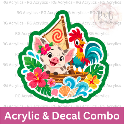 Wayfinder Friends | Acrylic Blank & Vinyl Decal COMBO