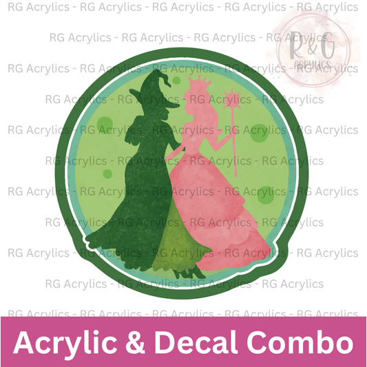 Wicked Friendship | Acrylic Blank & Vinyl Decal COMBO