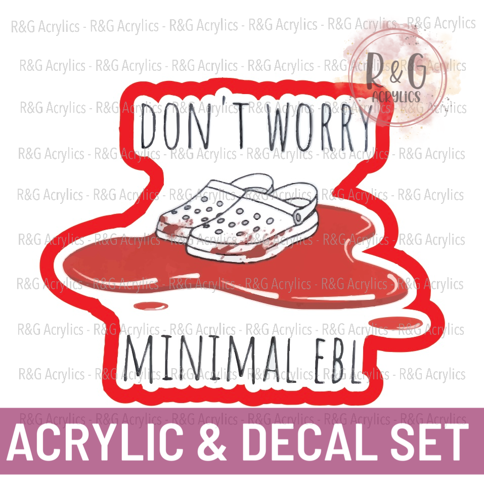 Minimal ELB | Acrylic Blank & Vinyl Decal COMBO