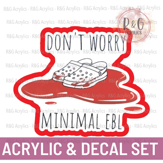 Minimal ELB | Acrylic Blank & Vinyl Decal COMBO